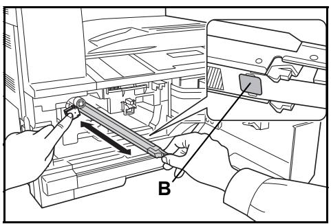 OLIVETTI D-COPIA 1800 - Remplacement de la cartouche de toner et du réservoir de toner au rebut - 10