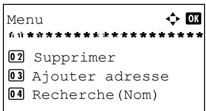 OLIVETTI D-COPIA 283MF - Modification d'une destination - 4