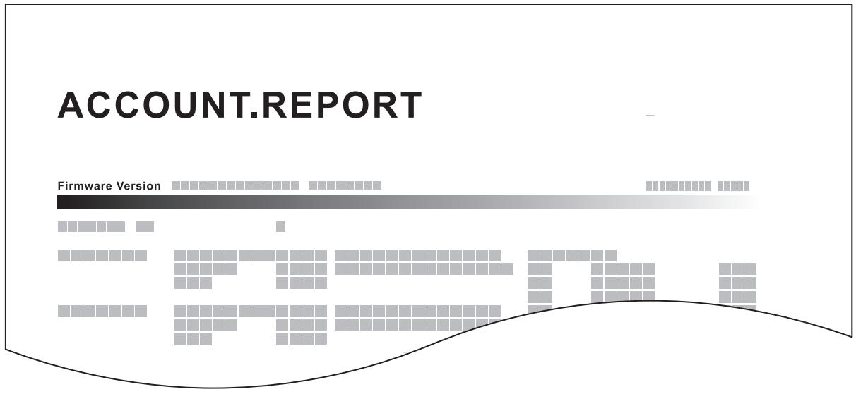 OLIVETTI D-COPIA 283MF - Impression d'un rapport de comptabilité - 1