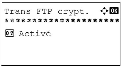 OLIVETTI D-COPIA 283MF - Transmission cryptée FTP - 2