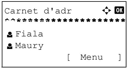 OLIVETTI D-COPIA 283MF - Enregistrement d'une nouvelle destination - 2