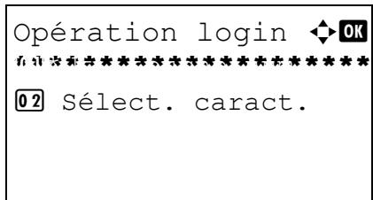 OLIVETTI D-COPIA 283MF - Opération login - 3