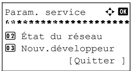 OLIVETTI D-COPIA 283MF - Page d'etat du réseau - 4