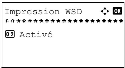 OLIVETTI D-COPIA 283MF - Configuration de l'impression WSD - 5