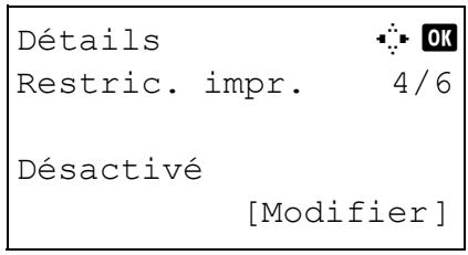 OLIVETTI D-COPIA 283MF - Application de restrictions - 2