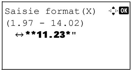 OLIVETTI D-COPIA 283MF - Format d'original personnelé - 6
