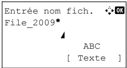 OLIVETTI D-COPIA 283MF - Entrée nom fichier - 2