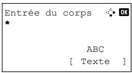 OLIVETTI D-COPIA 283MF - Saisie de l'objet et du corps - 3