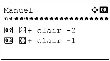 OLIVETTI D-COPIA 283MF - Réglage de la densité - 3