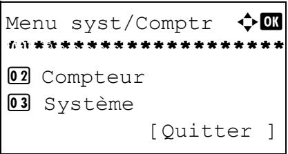 OLIVETTI D-COPIA 283MF - Affichage du menu historique du journal des travaux - 1