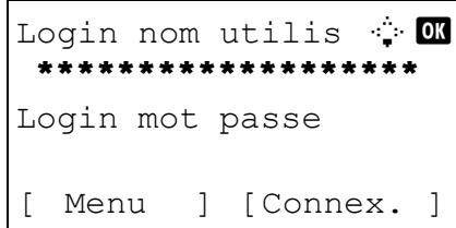 OLIVETTI D-COPIA 283MF - Activation/désactivation de l'administration des connexions d'utilisateurs - 2
