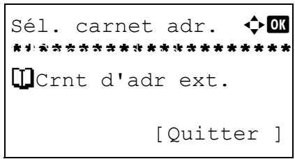 OLIVETTI D-COPIA 283MF - Sélection dans le carnet d'adresses - 1