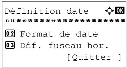 OLIVETTI D-COPIA 283MF PLUS - Configuration de la date et de l'heure - 9