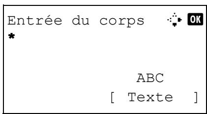 OLIVETTI D-COPIA 283MF PLUS - Saisie de l'objet et du corps - 3