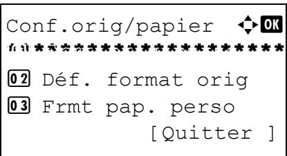 OLIVETTI D-COPIA 283MF PLUS - Types et grammages de papier - 3