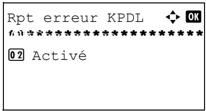 OLIVETTI D-COPIA 283MF PLUS - Lorsque KPDL(Auto) est selectionné pour l'émulation - 3
