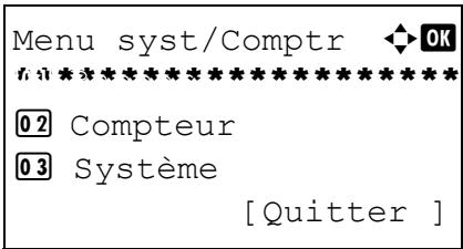 OLIVETTI D-COPIA 283MF PLUS - Affichage du menu historique du journal des travaux - 3