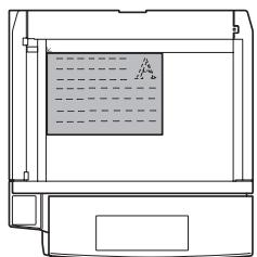 OLIVETTI D-COPIA 283MF PLUS - Originaux sur la glace d'exposition - 1