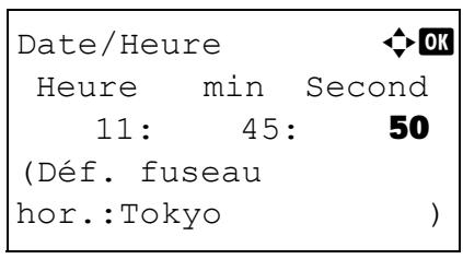OLIVETTI D-COPIA 283MF PLUS - Configuration de la date et de l'heure - 11