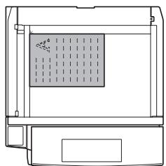 OLIVETTI D-COPIA 283MF PLUS - Originaux sur la glace d'exposition - 2
