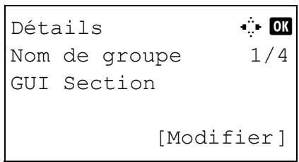 OLIVETTI D-COPIA 283MF PLUS - Saisie du nom de groupe - 1