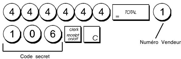 OLIVETTI ECR 7100 - Type/Appuyer sur: - 1