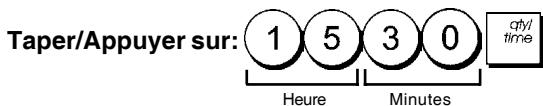 OLIVETTI ECR 7100 - Taper l'Heure - 1