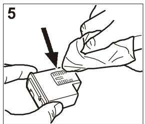 OLIVETTI FAX-LAB 95 - NETTOYAGE DES CONTACTS ELECTRIQUES DE LA TETE D'IMPRESSION - 5