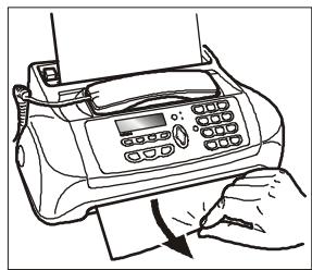 OLIVETTI FAX-LAB 95 - RETRAIT D'UNE FEUILLE DE PAPIER COINCEE - 2