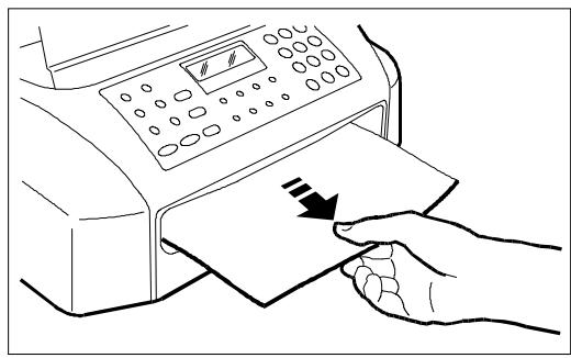 OLIVETTI JET-LAB 500 - RETRAIT D'UNE FEUILLE DE PAPIER OU D'UN ORIGINAL COINCES - 3