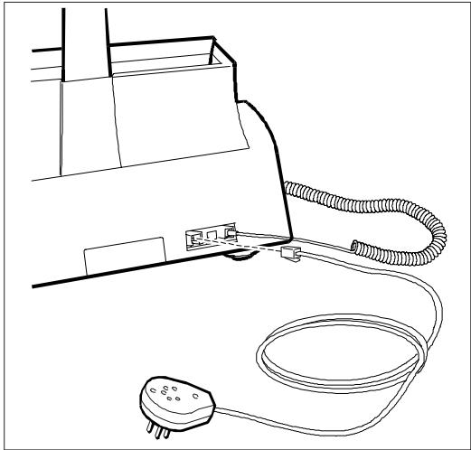 OLIVETTI JET-LAB 500 - Connexion à la ligne téléphonique - 1