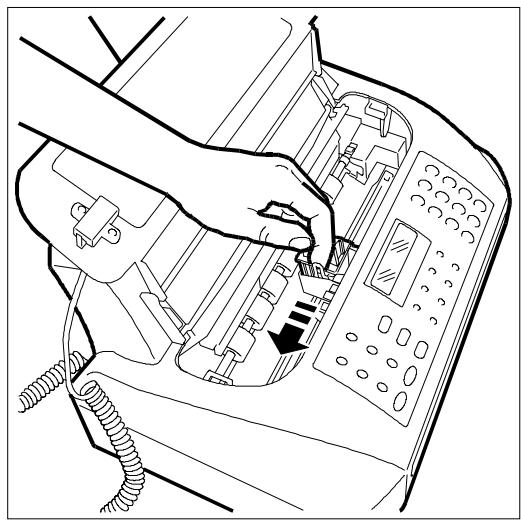 OLIVETTI OFX 580 - REEMPLACEMENT DE LA CARTOUCHE D'ENCRE - 2