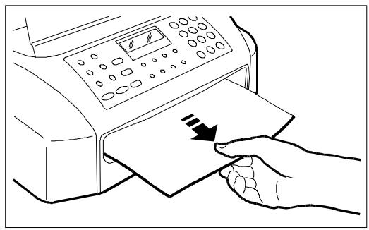 OLIVETTI OFX 580 - RETRAIT D'UNE FEUILLE DE PAPIER OU D'UN ORIGINAL COINCES - 3