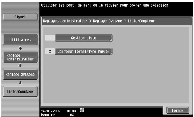 OLIVETTI D-COLOR MF220 - [liste/Compteur] - 1