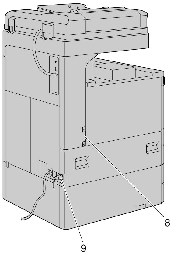 OLIVETTI D-COLOR MF220 - Extérieur de la machine (face arrêté) - 2
