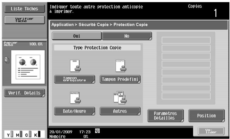 OLIVETTI D-COLOR MF220 - [Protection copie] - 2