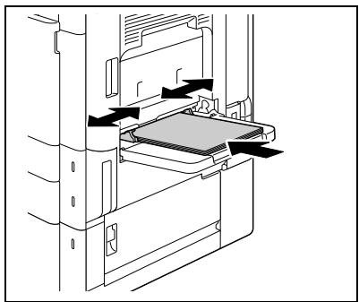 OLIVETTI D-COLOR MF220 - La face à imprimer étant orientée vers le bas, inséréz le papier aussi loin que possible dans la fente d'introduction. - 5