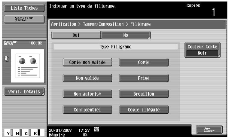 OLIVETTI D-COLOR MF220 - [Filigrane] - 2