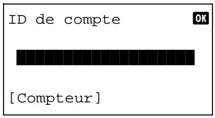 OLIVETTI D-COLOR MF2603 - Connexion lorsque la comptabilité des travaux est activée - 1
