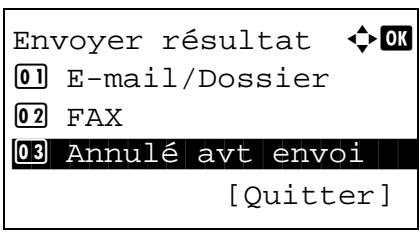 OLIVETTI D-COLOR MF2603 - Rapport de travail annulé avant l'envoi - 2