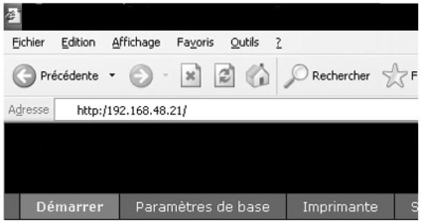 OLIVETTI D-COLOR MF2603 - Lancement de Embedded Web Server - 1