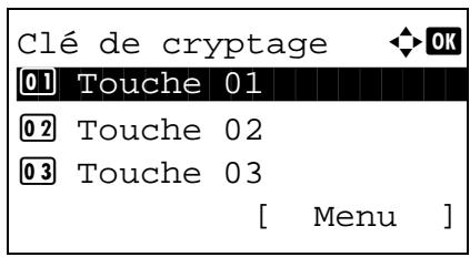 OLIVETTI D-COLOR MF2603 - Enregistrement d'une clé de cryptage - 1