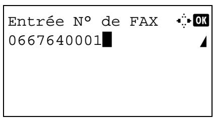 OLIVETTI D-COLOR MF2603 - Modification et suppression d'un numéro de fax interdit - 3