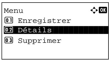 OLIVETTI D-COLOR MF2603 - Confirmation et suppression des clés de cryptage enregistrées - 2