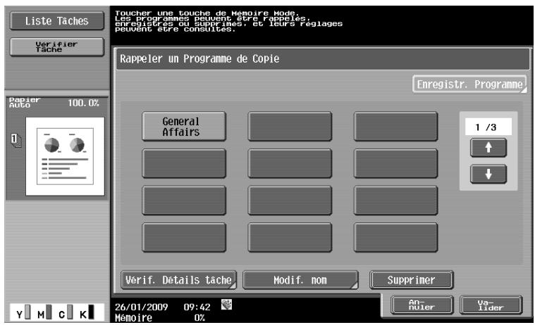 OLIVETTI D-COLOR MF360 - Programmes - 1