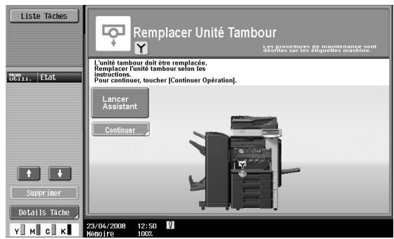 OLIVETTI D-COLOR MF360 - Message de Remplacement - 5