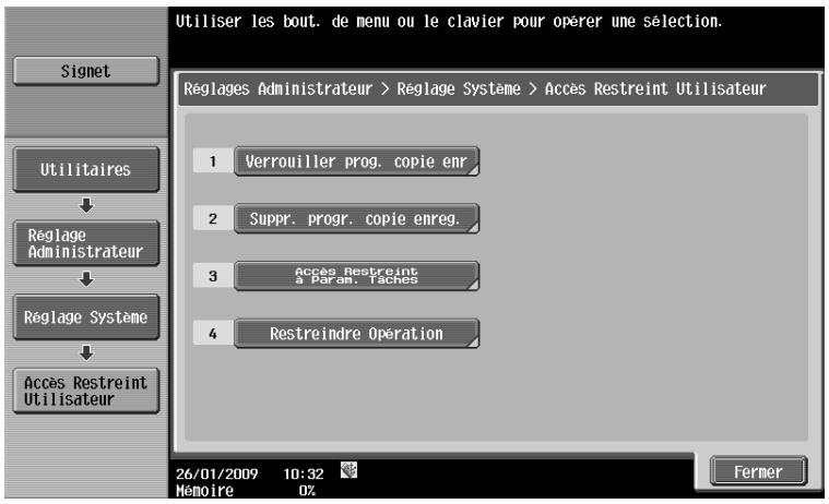 OLIVETTI D-COLOR MF360 - [Accès Restreint Utilisateur] - 1