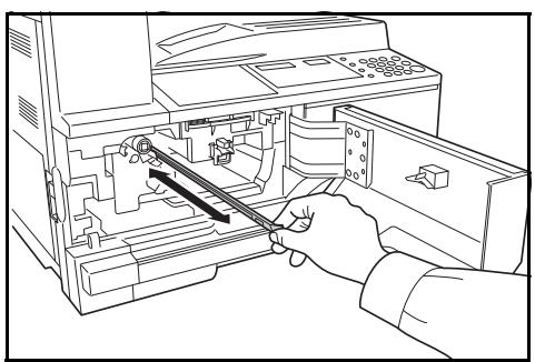 OLIVETTI D-COPIA 1800 - Remplacement de la cartouche de toner et du réservoir de toner au rebut - 8