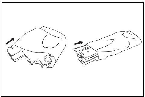 OLIVETTI D-COPIA 1800 - Remplacement de la cartouche de toner et du réservoir de toner au rebut - 7