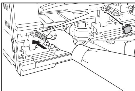 OLIVETTI D-COPIA 1800 - Remplacement de la cartouche de toner et du réservoir de toner au rebut - 11
